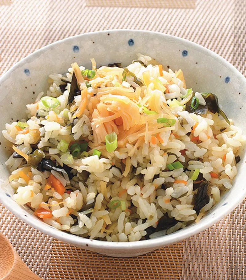 干貝海帶芽飯