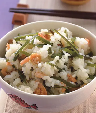 蝦乾海帶飯