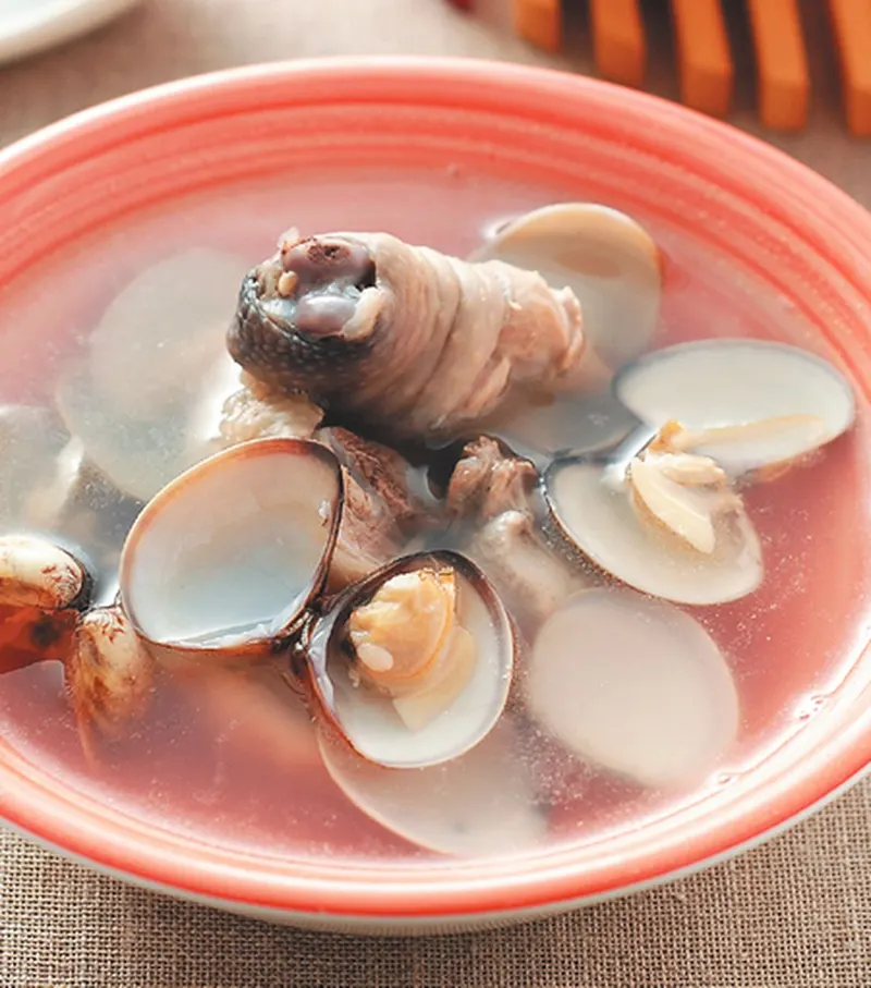 蛤蜊雞湯