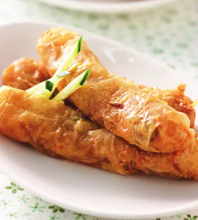 腐皮炸魚捲