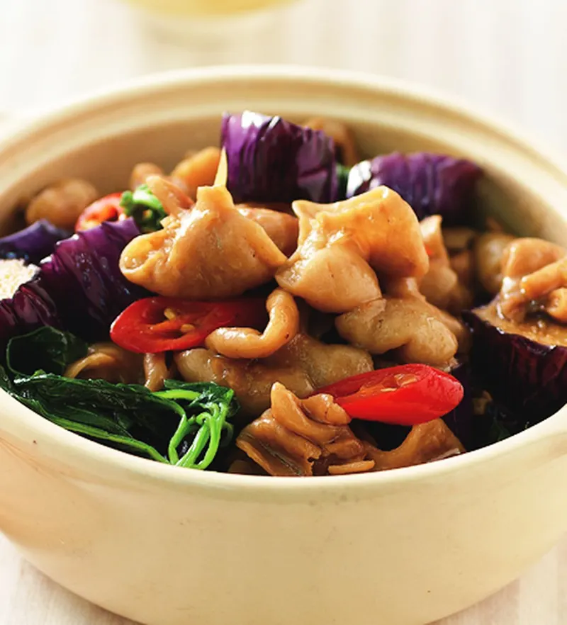 茄子肥腸煲