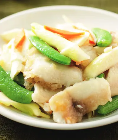 美人腿炒魚片