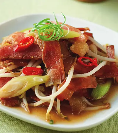 蒜香炒臘肉