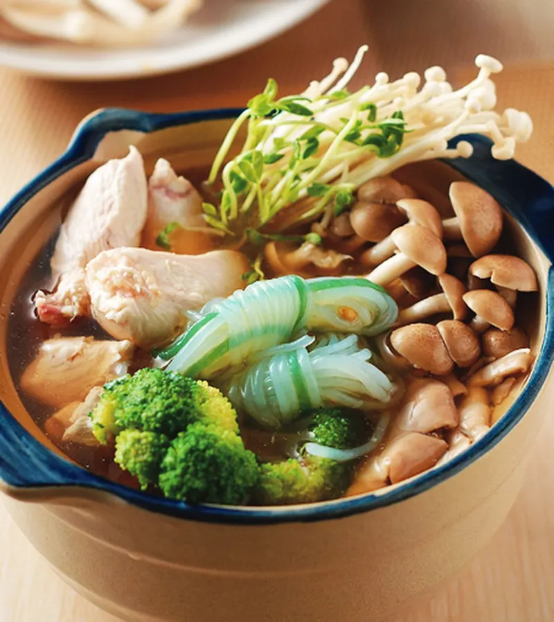 野菇雞肉鍋