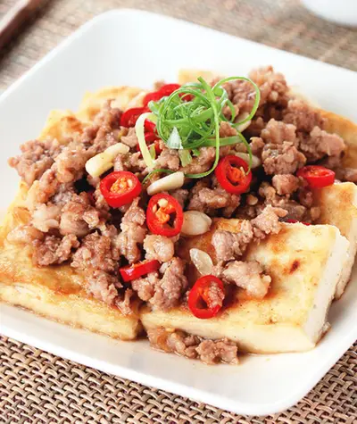 肉末炒豆腐