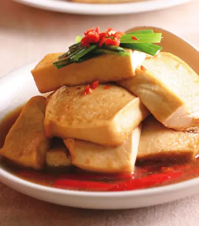 蔥燒豆腐(1)