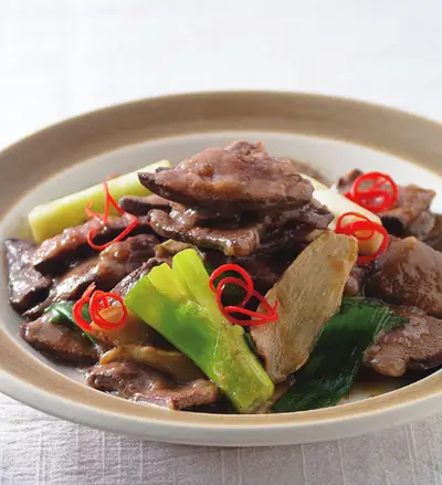 麻油炒豬肝