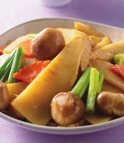 清炒雙冬