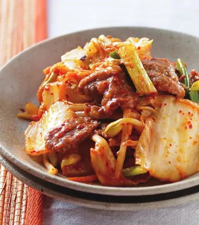 泡菜炒牛肉