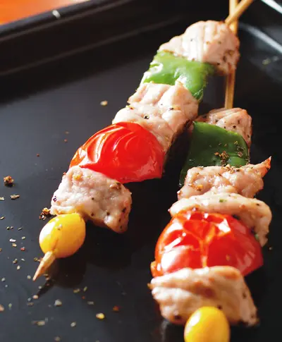 烤蔬菜肉串