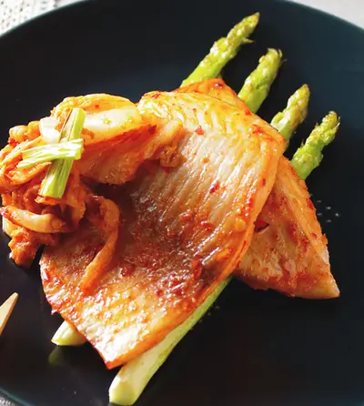 韓式辣味烤鯛魚