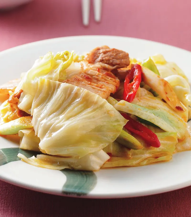 回鍋肉炒高麗菜
