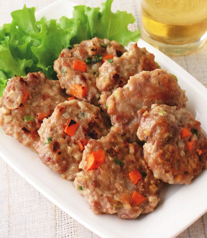 蓮藕煎肉餅