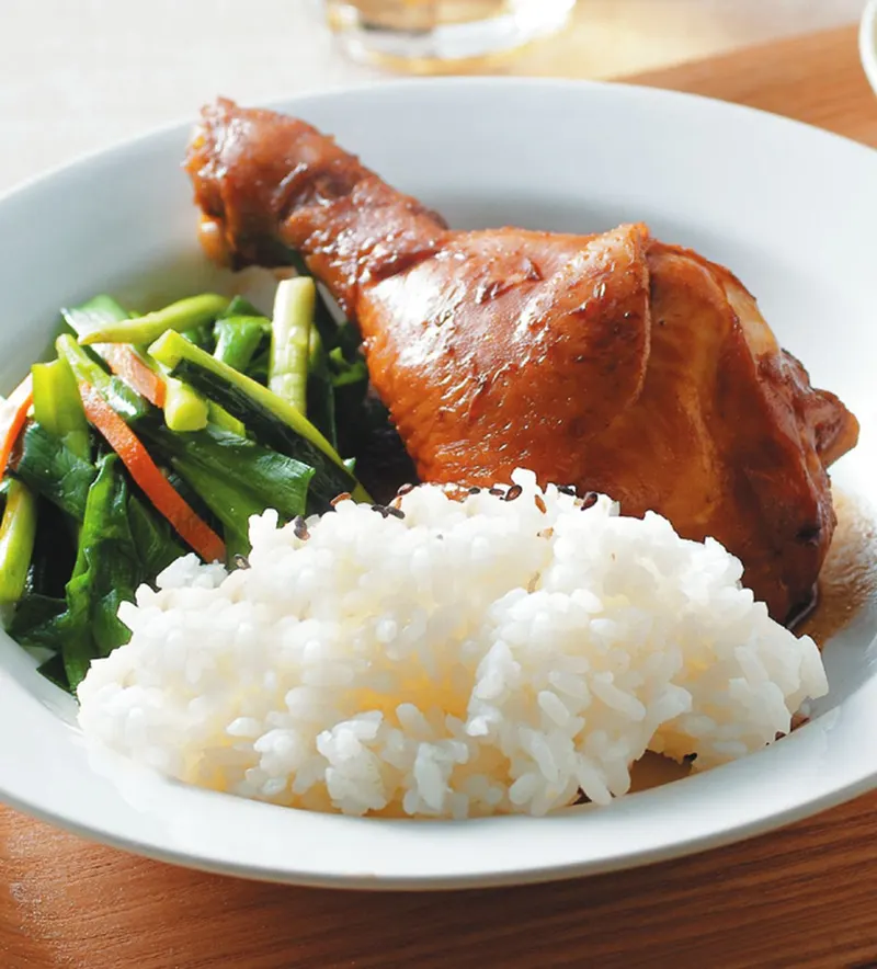 蜜汁雞腿飯