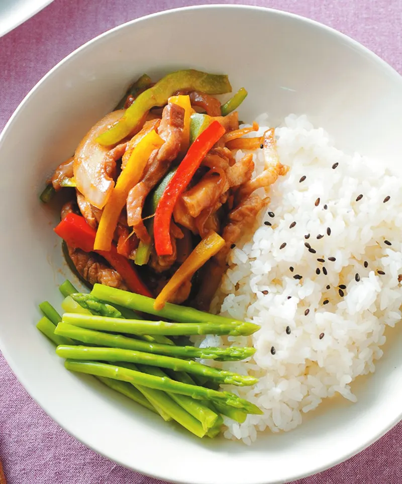 京醬肉絲飯
