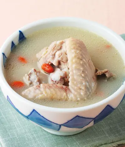 糙米燉雞湯