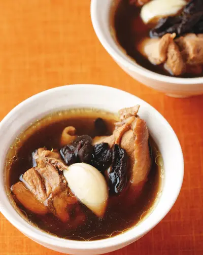 菜脯雞湯