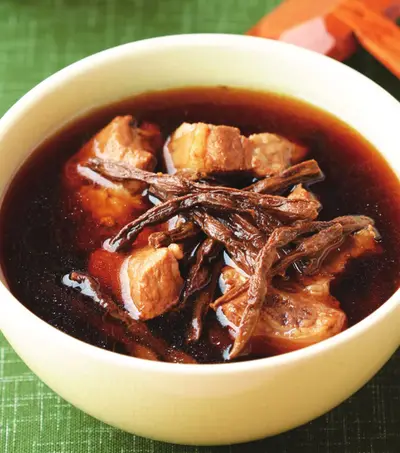 菜豆乾排骨湯