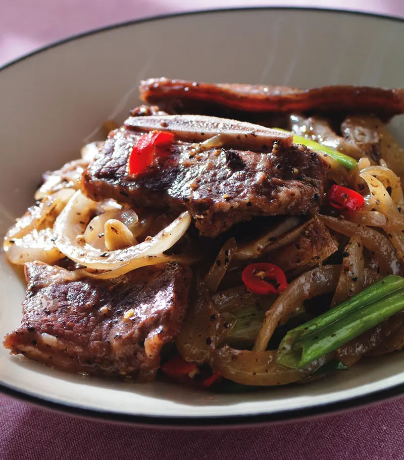黑椒牛丁骨