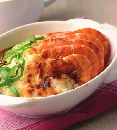 奶油鮮蝦焗飯