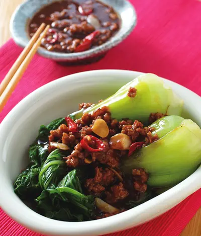 肉末青江菜