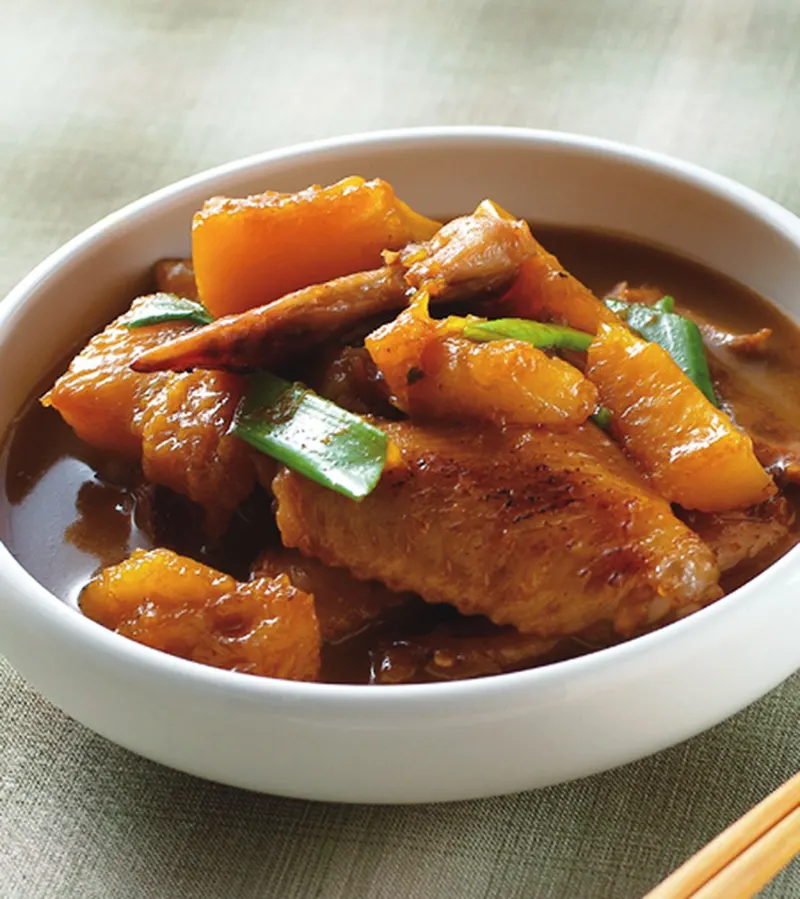 南瓜燉鳳翅
