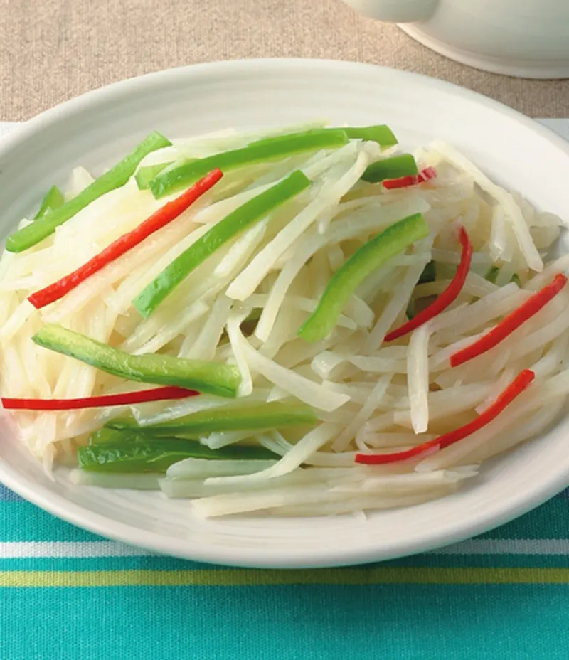 土豆炒青椒
