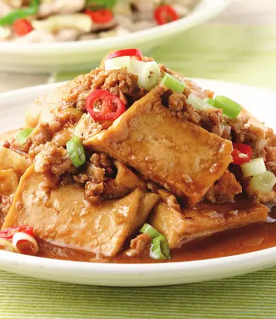 肉末燒豆腐