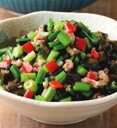 皮蛋肉末