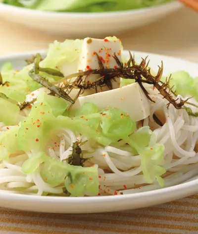 苦瓜豆腐涼麵