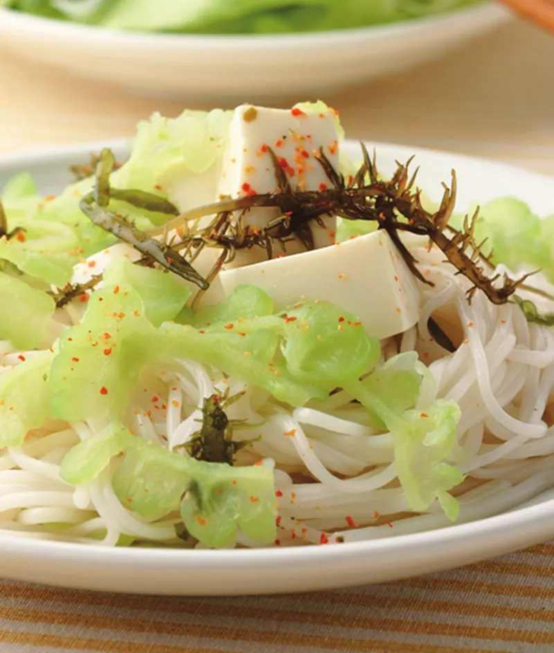 苦瓜豆腐涼麵