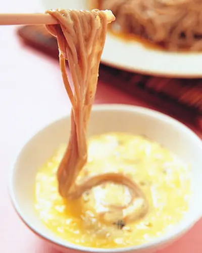 日式月見冷麵