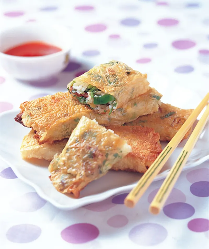 腐皮煎飯卷