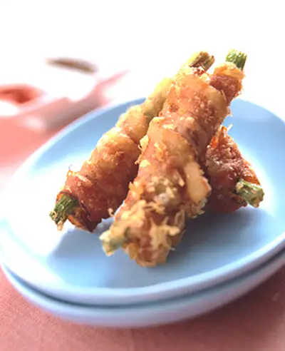 花枝甜培根卷