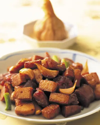 糖蒜炒豆干