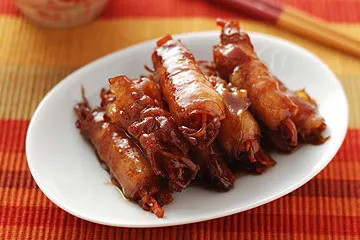 胡蘿蔔燒肉捲