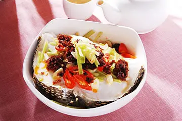 用電鍋做XO醬蒸鱈魚