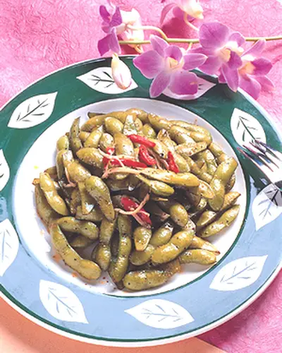 香辣毛豆