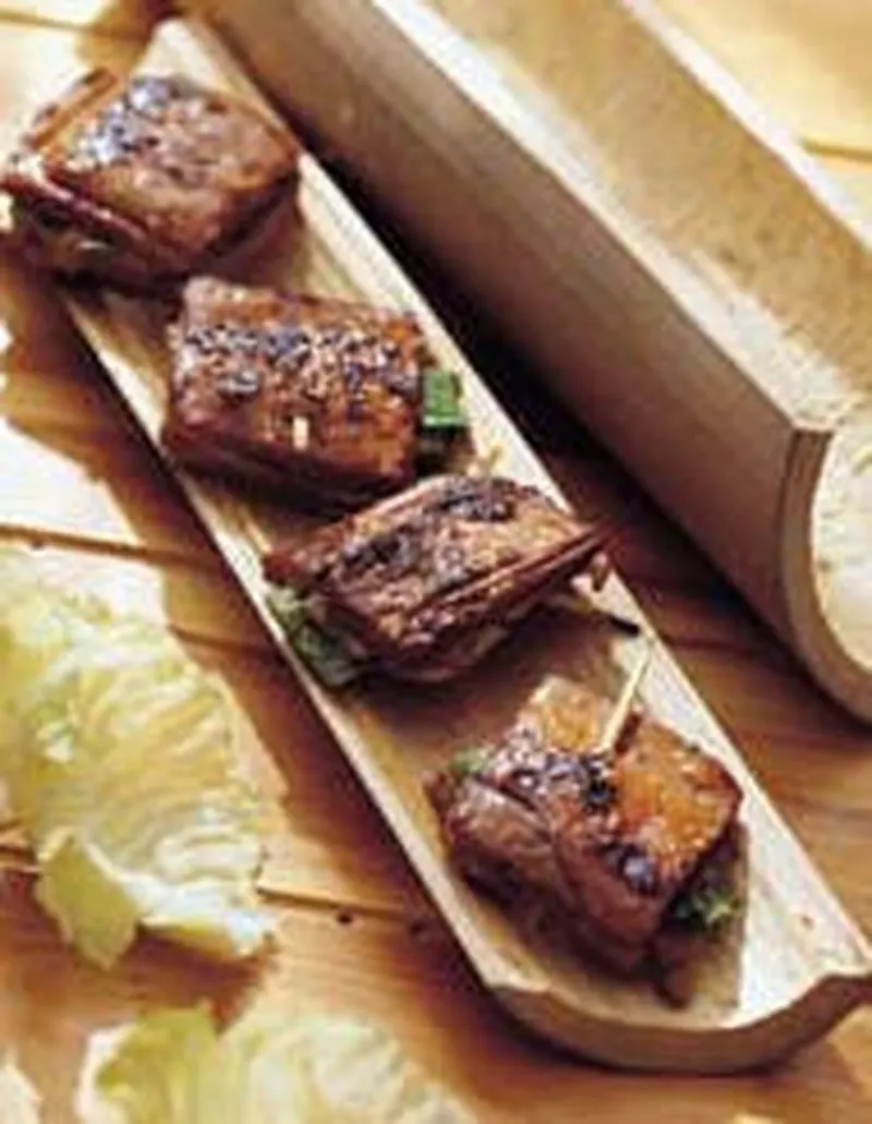 豆干夾肉燒