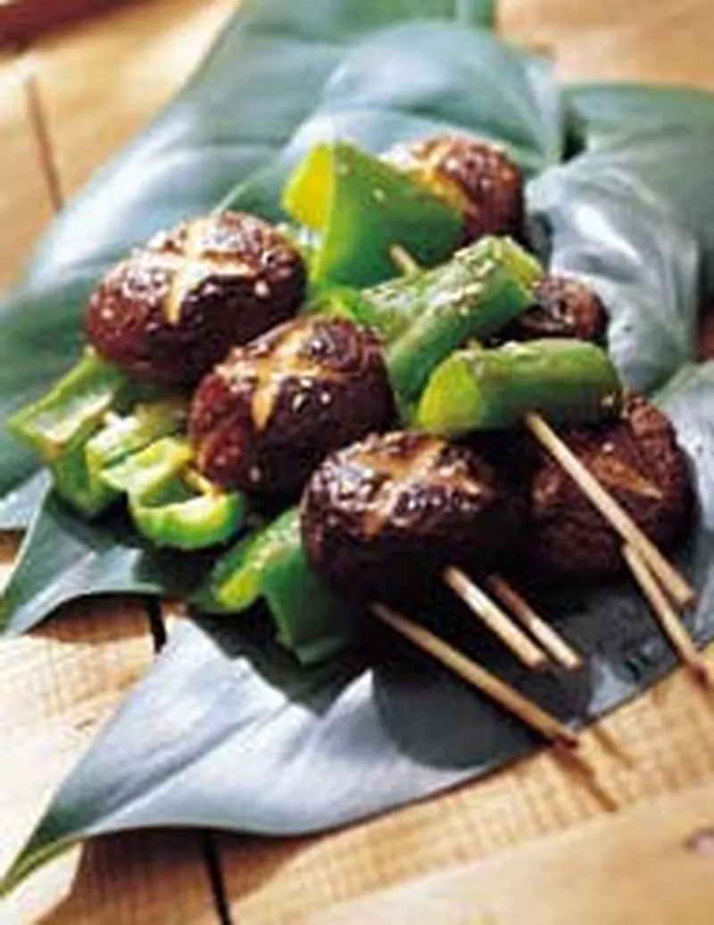 香菇青椒串烤