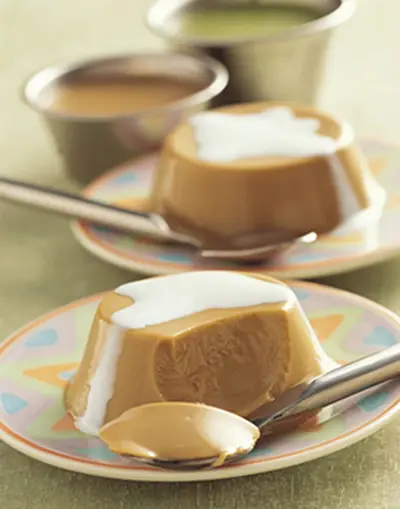 咖啡抹茶牛奶凍