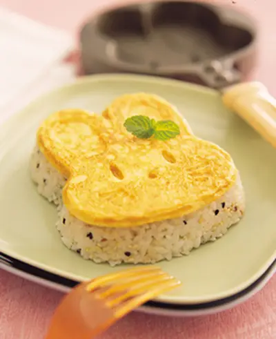 小白兔烤蛋飯