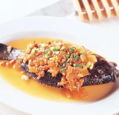 鹹冬瓜豆醬蒸魚