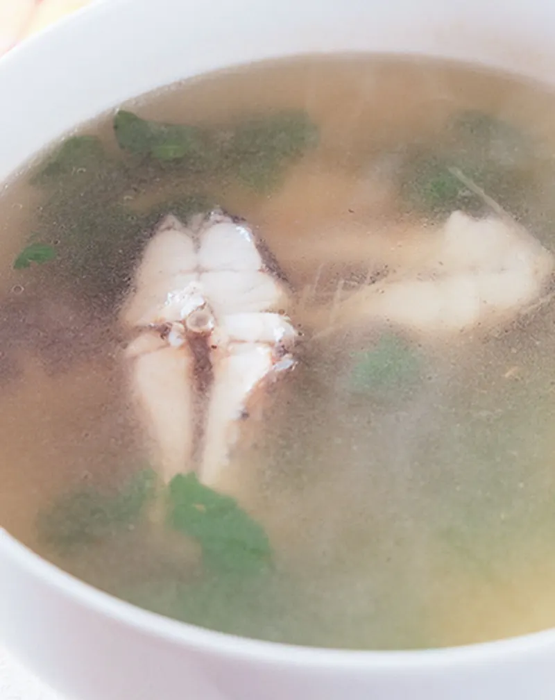 香菜魚塊湯
