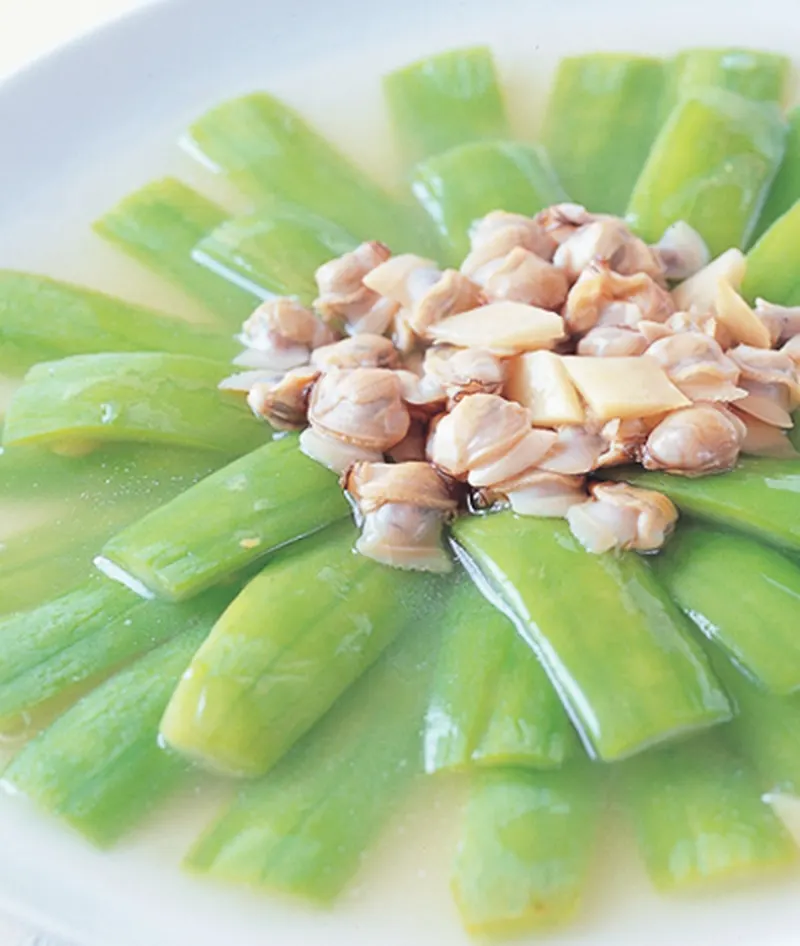 蜊肉燴絲瓜