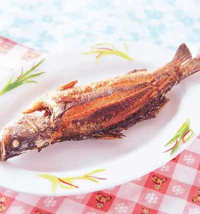 乾煎鱸魚