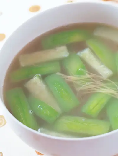 蝦皮薑絲絲瓜湯