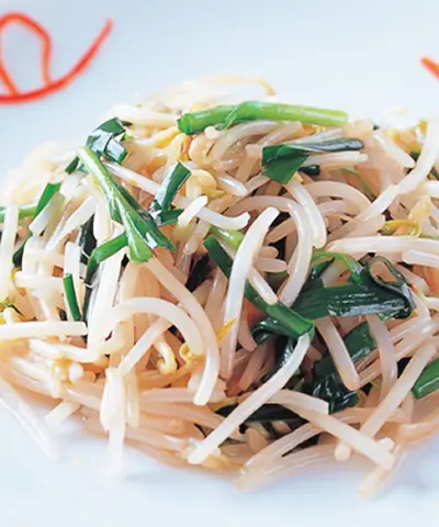 韭菜涼拌豆芽