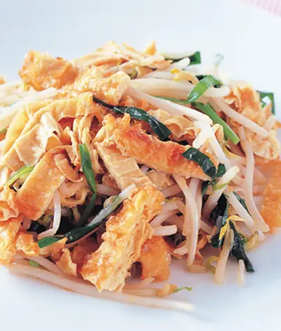 豆包炒豆芽