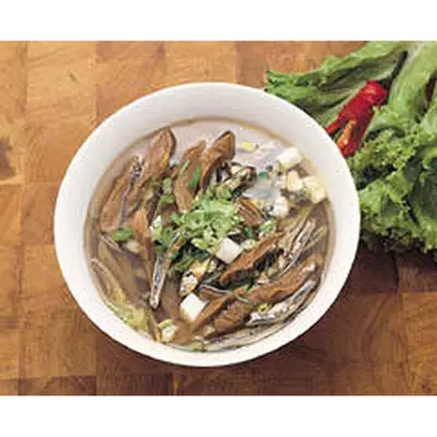 酸蘿蔔魚乾湯